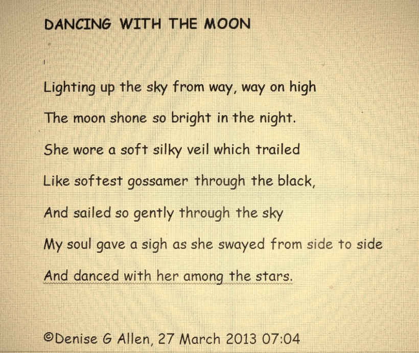 Dancing with the Moon
